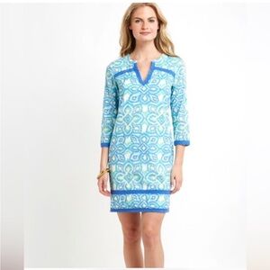 Vineyard Vines IKAT Medallion Print Dress